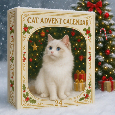 Calendario dell'Avvento Gatti 2026 | 24 Decorazioni con Gatti