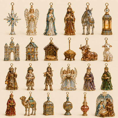 Calendario dell'Avvento Presepe 2026 | 24 Personaggi della Natività