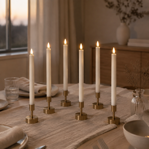 Velora Flamme™ Candele LED ricaricabili, set da 6
