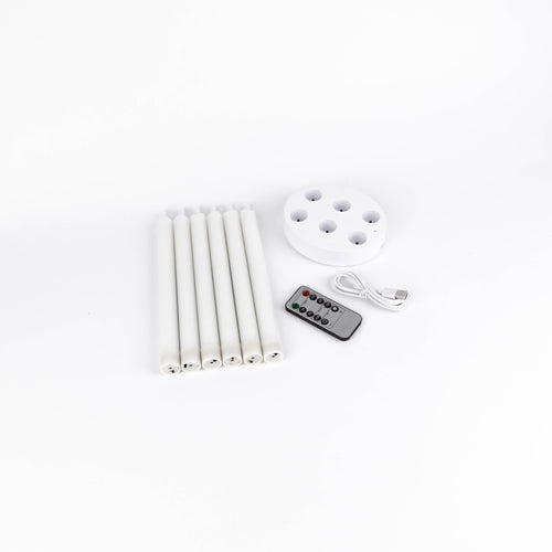 Velora Flamme™ Candele LED ricaricabili, set da 6